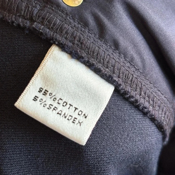 St. John Sport Navy Blue Stretch Pants Size 16 Zip Closure - Picture 11 of 14